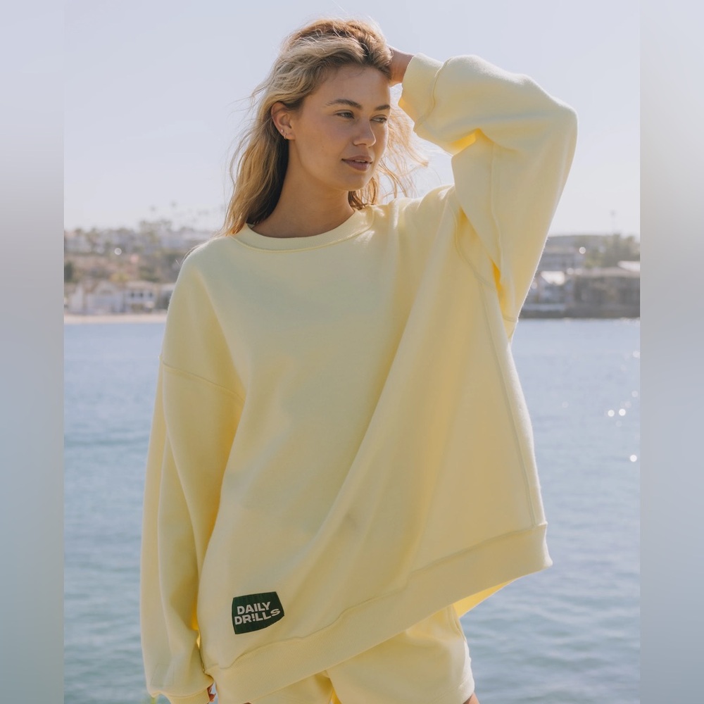 Daily Drills Yellow Sweatshirt